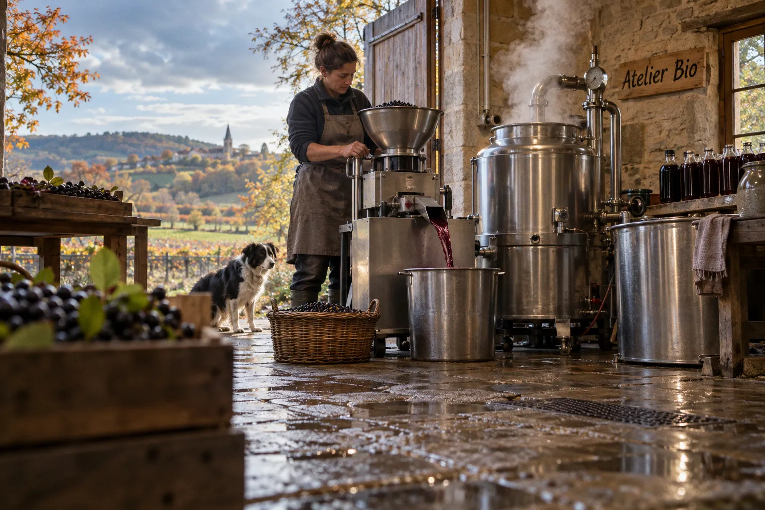 Jus d'aronia : pression à froid ou vapeur pour vos préparations