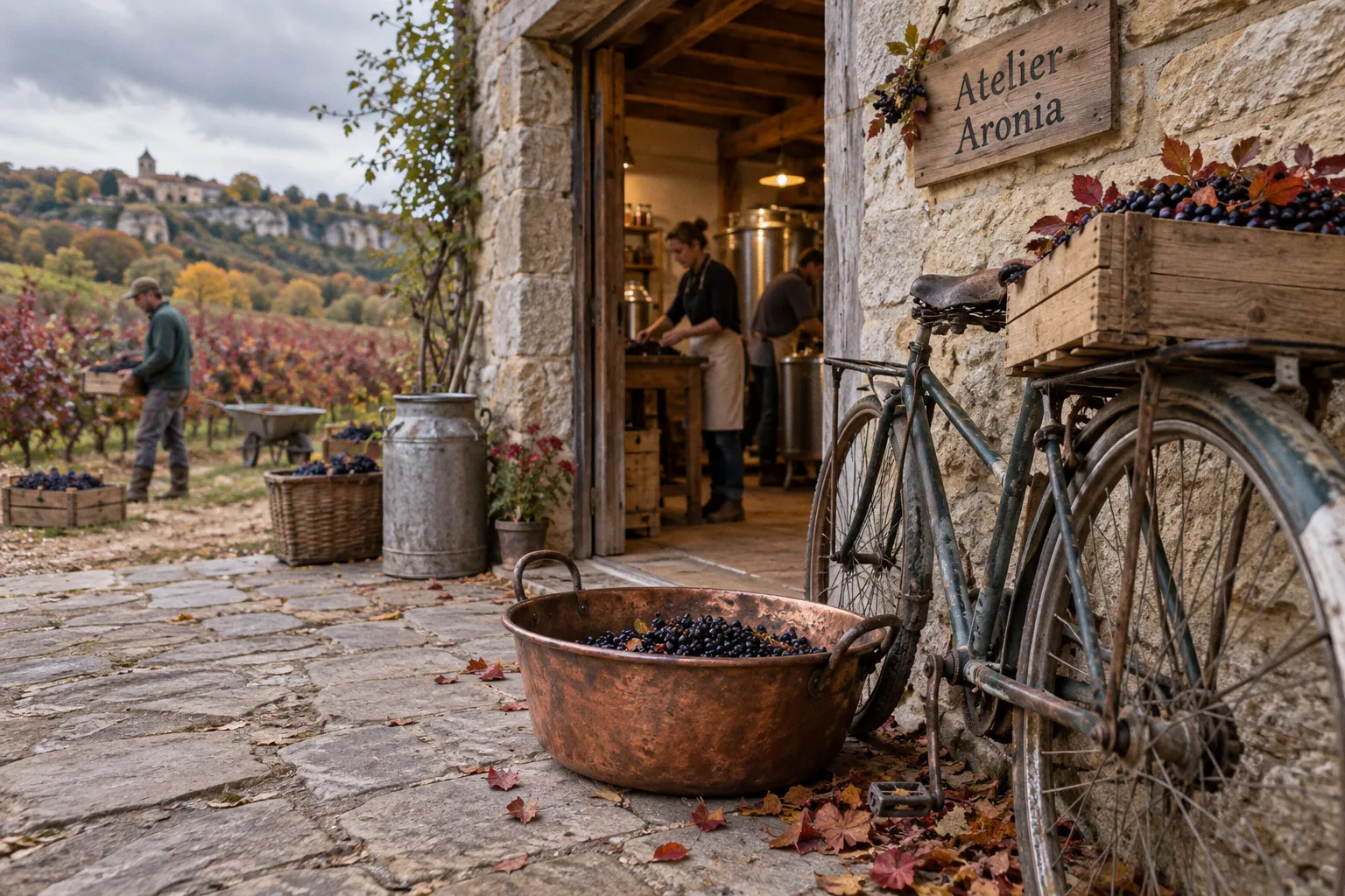 L'odyssée à vélo de Pauline Plaçais pour promouvoir l'aronia bio et le savoir-faire agricole