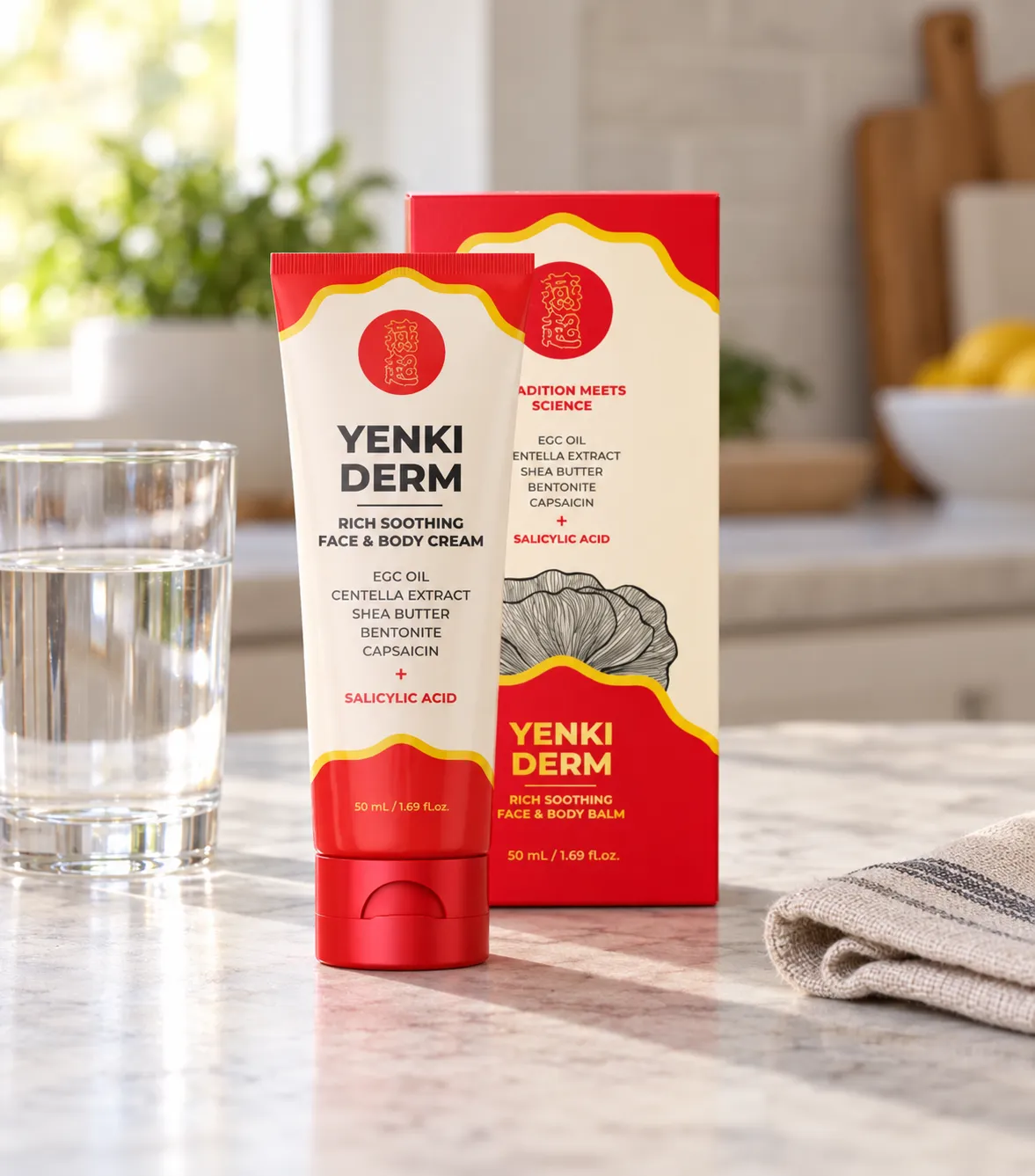 Yenki Derm — le produit au quotidien